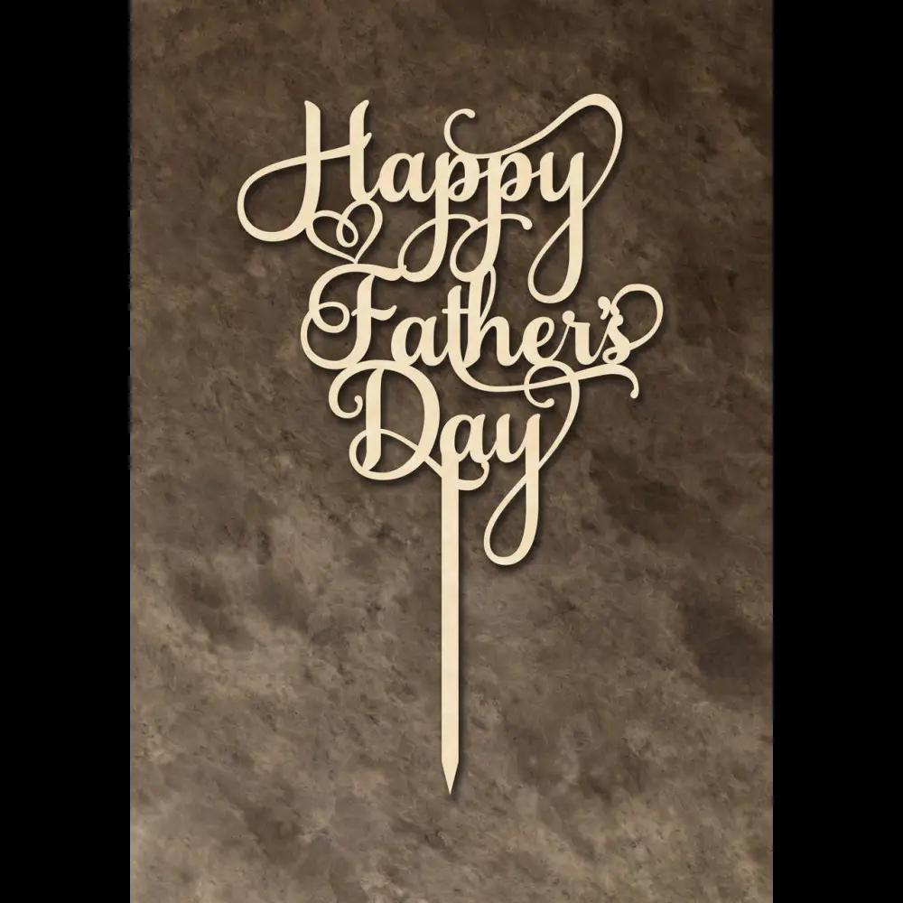 Cake Topper ’Fathers Love’ - Holz - Sugar Sweet Kitchen