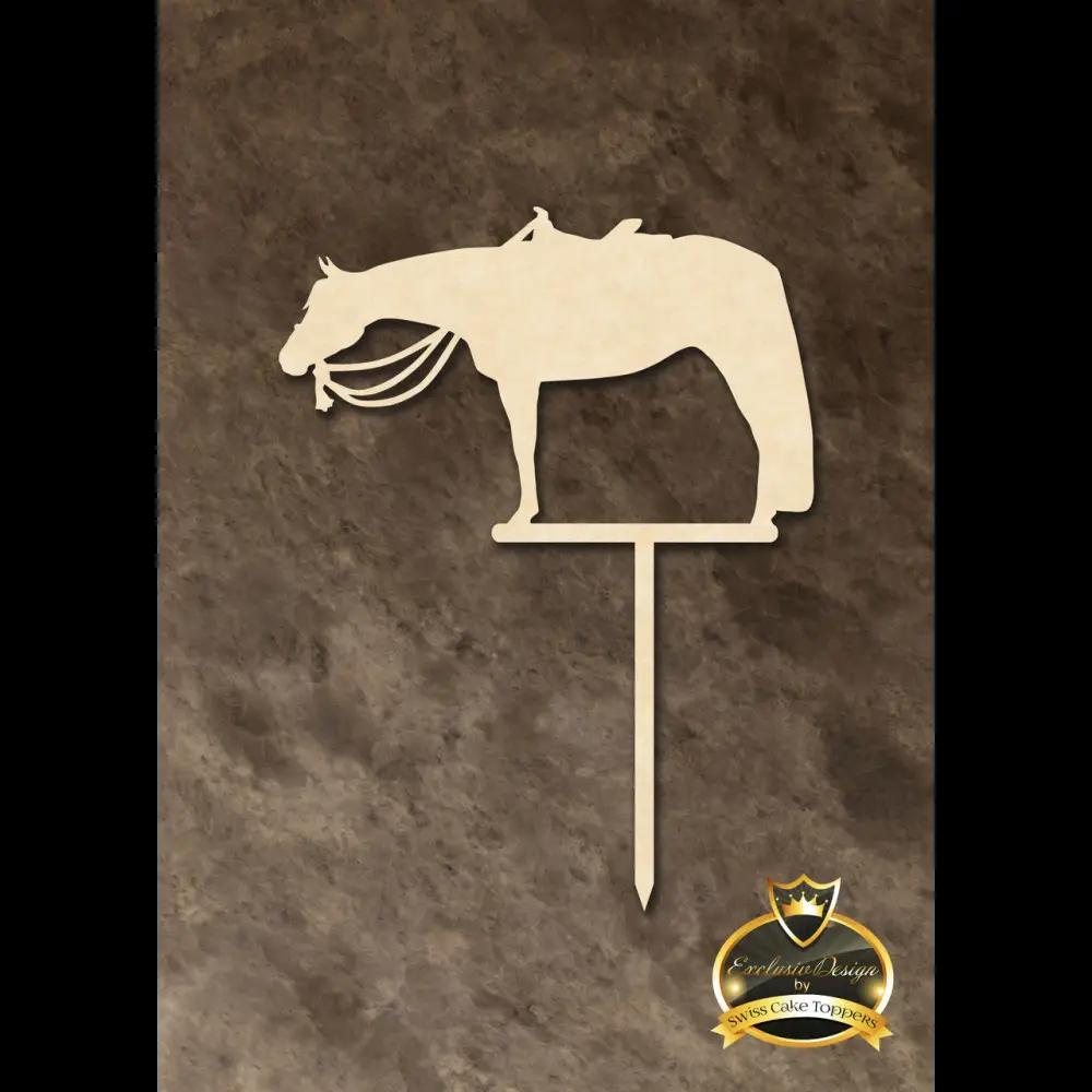 Cake Topper ’Pleasure Horse’ - Holz - Sugar Sweet Kitchen