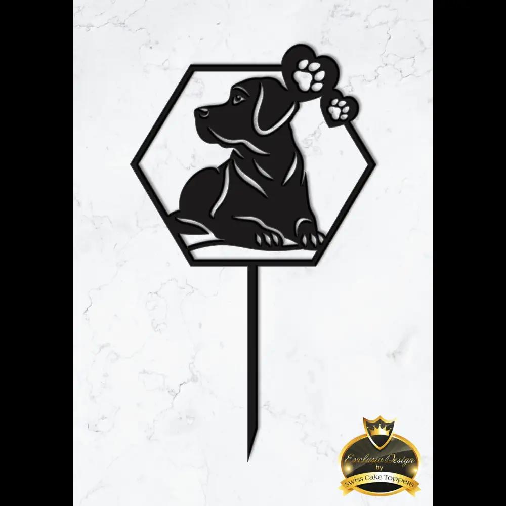Cake Topper ’Bester Freund’ - Acryl Schwarz - Sugar Sweet Kitchen