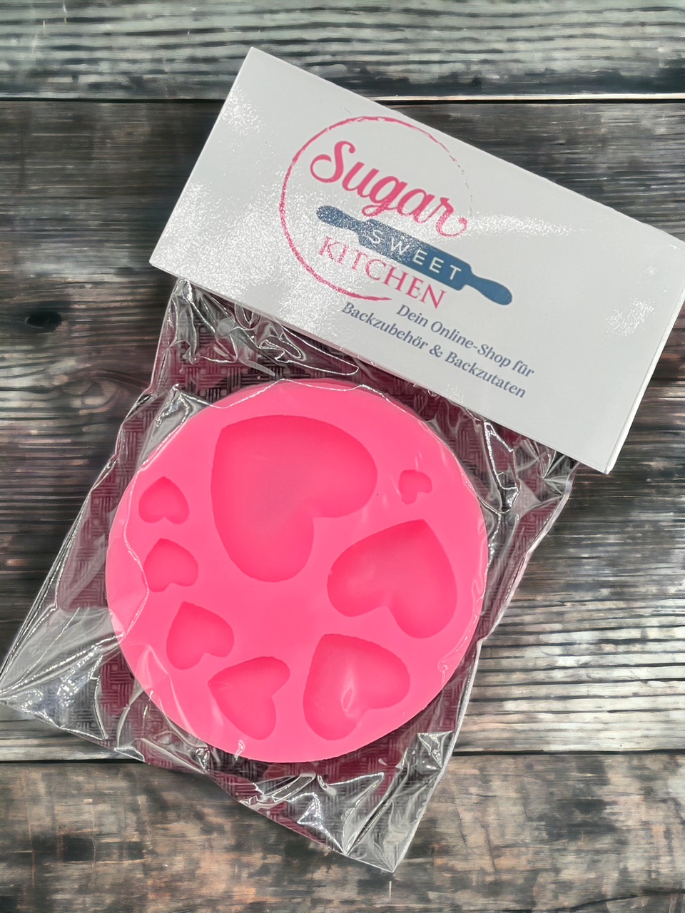 Silikonform Herzen / 7,3cm - Silikonformen Sugar Sweet Kitchen