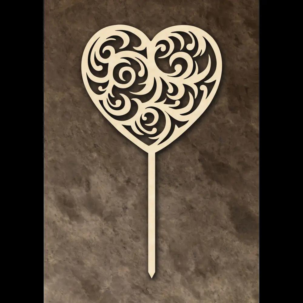Cake Topper ’Herzstück’ - Holz - Sugar Sweet Kitchen