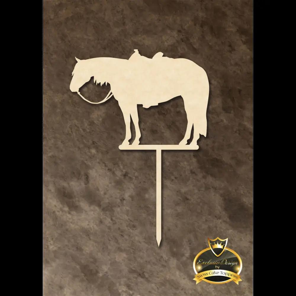 Cake Topper ’Ranch Horse’ - Holz - Sugar Sweet Kitchen