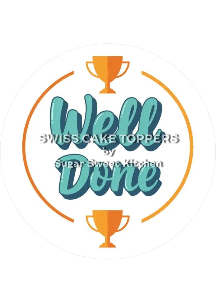 Individueller Abschluss- & Prüfungs-Tortenaufleger5 - personalisierbar - Fondant- Torten- Cupcakeaufleger Sugar Sweet