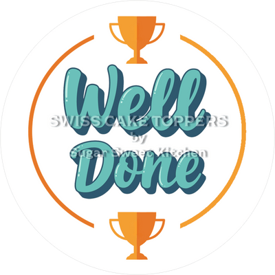 Individueller Abschluss- & Prüfungs-Tortenaufleger5 - personalisierbar