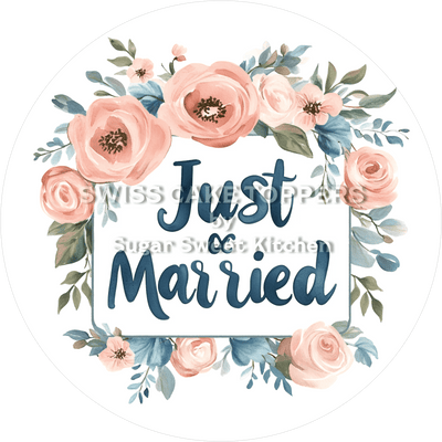 Individueller Hochzeits- Tortenaufleger - personalisierbar