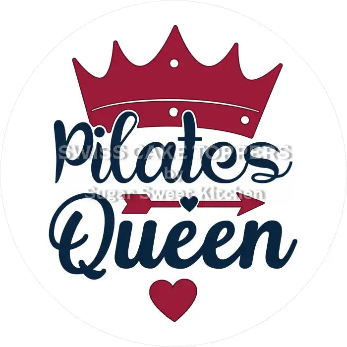 Individueller Pilates-Tortenaufleger7 - personalisierbar - Fondant- Torten- & Cupcakeaufleger Sugar Sweet Kitchen