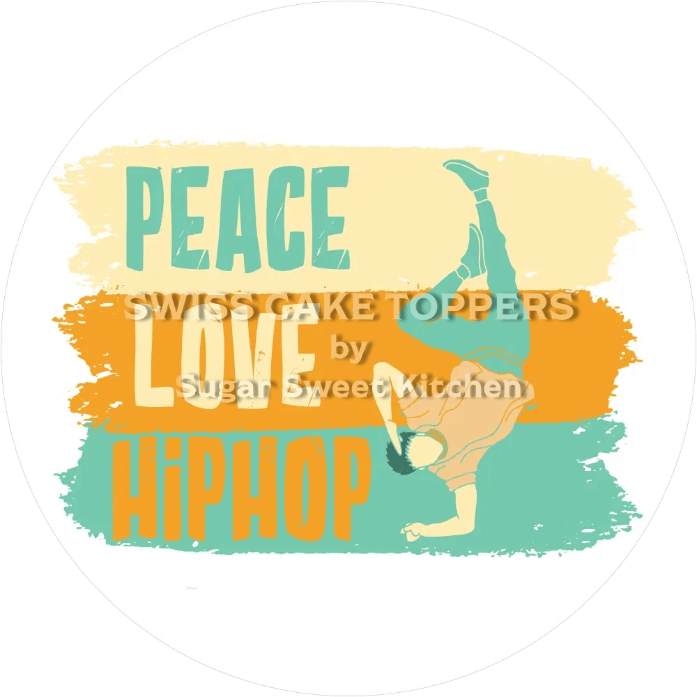 Individueller Tanz-Tortenaufleger4- personalisierbar - Fondant- Torten- & Cupcakeaufleger Sugar Sweet Kitchen