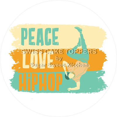 Individueller Tanz-Tortenaufleger4-  personalisierbar