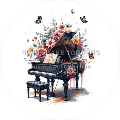 Individueller Tortenaufleger Musik14 - personalisierbar