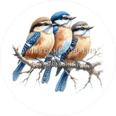 Individueller Vogel-Tortenaufleger9 - personalisierbar