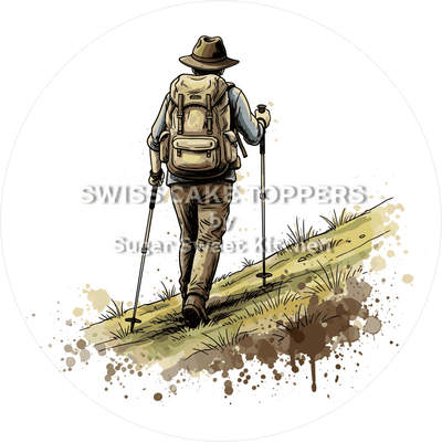 Individueller Wander-Tortenaufleger7 - personalisierbar