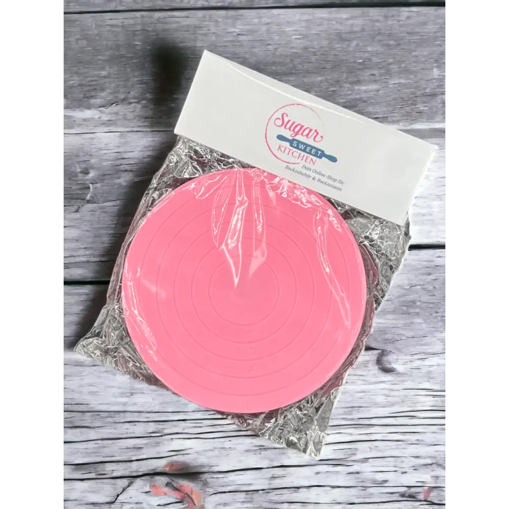 Kleines Drehteller Pink / 14cm - Tortendekoration Sugar Sweet Kitchen
