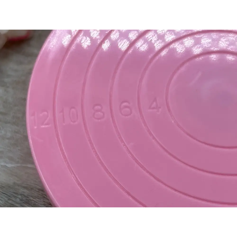 Kleines Drehteller Pink / 14cm - Tortendekoration Sugar Sweet Kitchen