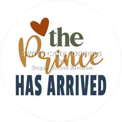 Königlicher Tortenaufleger - It's a Boy5 - personalisierbar