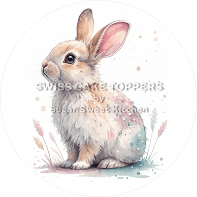 Kreativer Hasen-Tortenaufleger3 - personalisierbar