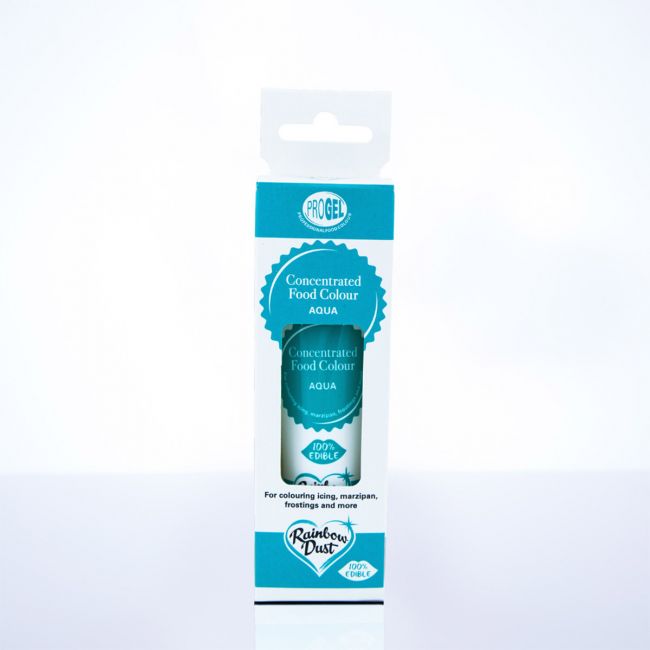 Lebensmittelfarbe Rainbow Dust ProGel / je 25g - Aqua - Lebensmittelfarben Sugar Sweet Kitchen
