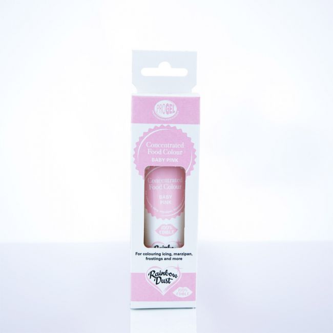 Lebensmittelfarbe Rainbow Dust ProGel / je 25g - Baby Pink - Lebensmittelfarben Sugar Sweet Kitchen