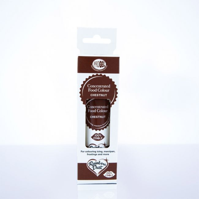 Lebensmittelfarbe Rainbow Dust ProGel / je 25g - Chesnut - Lebensmittelfarben Sugar Sweet Kitchen