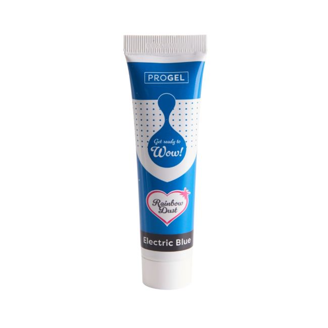 Lebensmittelfarbe Rainbow Dust ProGel / je 25g - Electric Blue - Lebensmittelfarben Sugar Sweet Kitchen