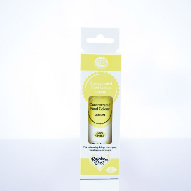 Lebensmittelfarbe Rainbow Dust ProGel / je 25g - Lemon - Lebensmittelfarben Sugar Sweet Kitchen