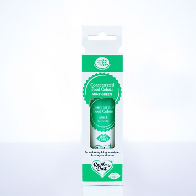 Lebensmittelfarbe Rainbow Dust ProGel / je 25g - Mint - Lebensmittelfarben Sugar Sweet Kitchen