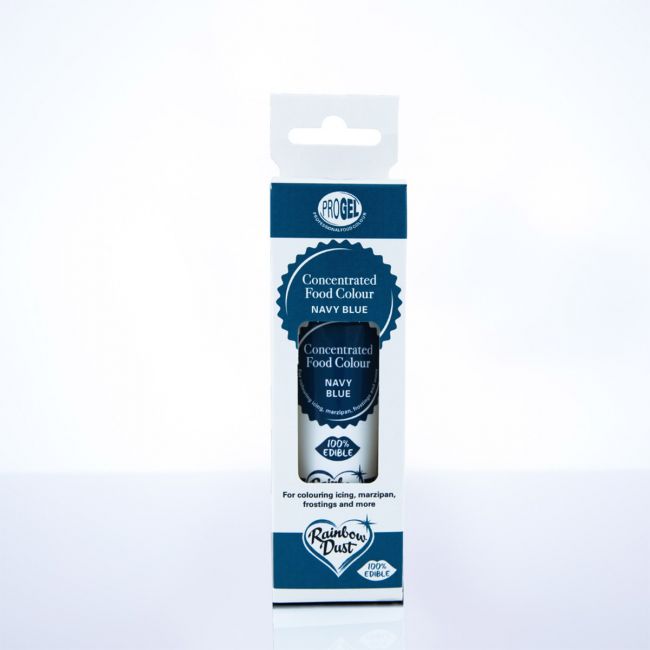 Lebensmittelfarbe Rainbow Dust ProGel / je 25g - Navy Blue - Lebensmittelfarben Sugar Sweet Kitchen