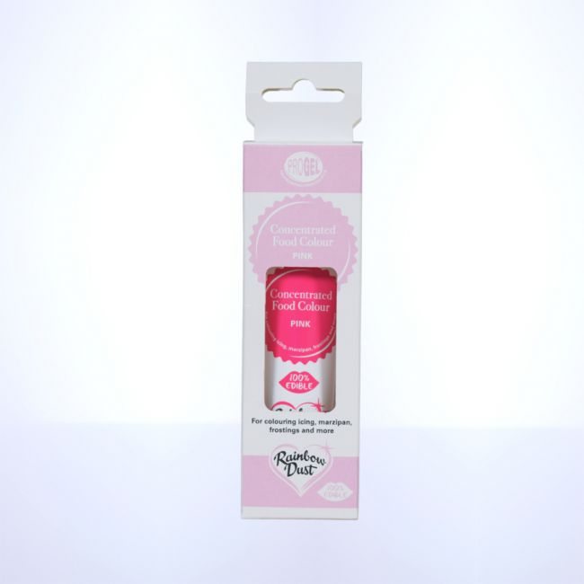 Lebensmittelfarbe Rainbow Dust ProGel / je 25g - Pink - Lebensmittelfarben Sugar Sweet Kitchen