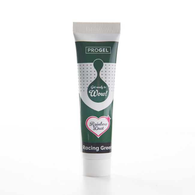 Lebensmittelfarbe Rainbow Dust ProGel / je 25g - Racing Green - Lebensmittelfarben Sugar Sweet Kitchen
