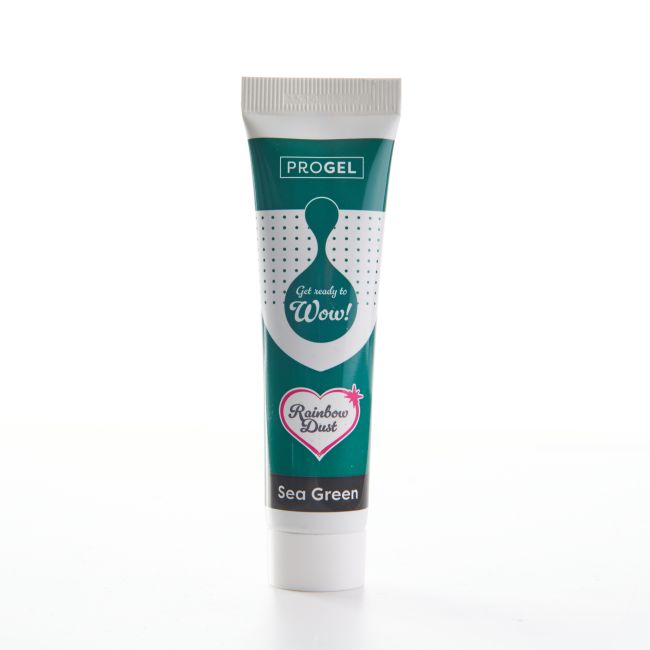 Lebensmittelfarbe Rainbow Dust ProGel / je 25g - Sea Green - Lebensmittelfarben Sugar Sweet Kitchen