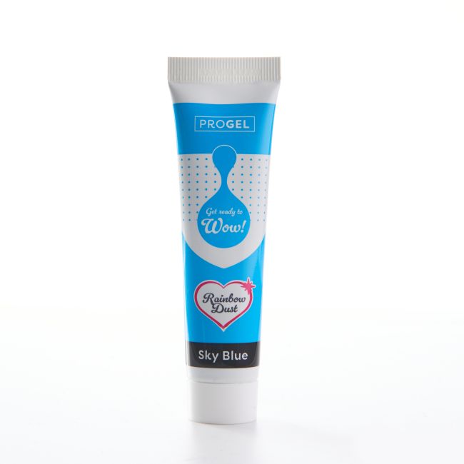 Lebensmittelfarbe Rainbow Dust ProGel / je 25g - Sky Blue - Lebensmittelfarben Sugar Sweet Kitchen