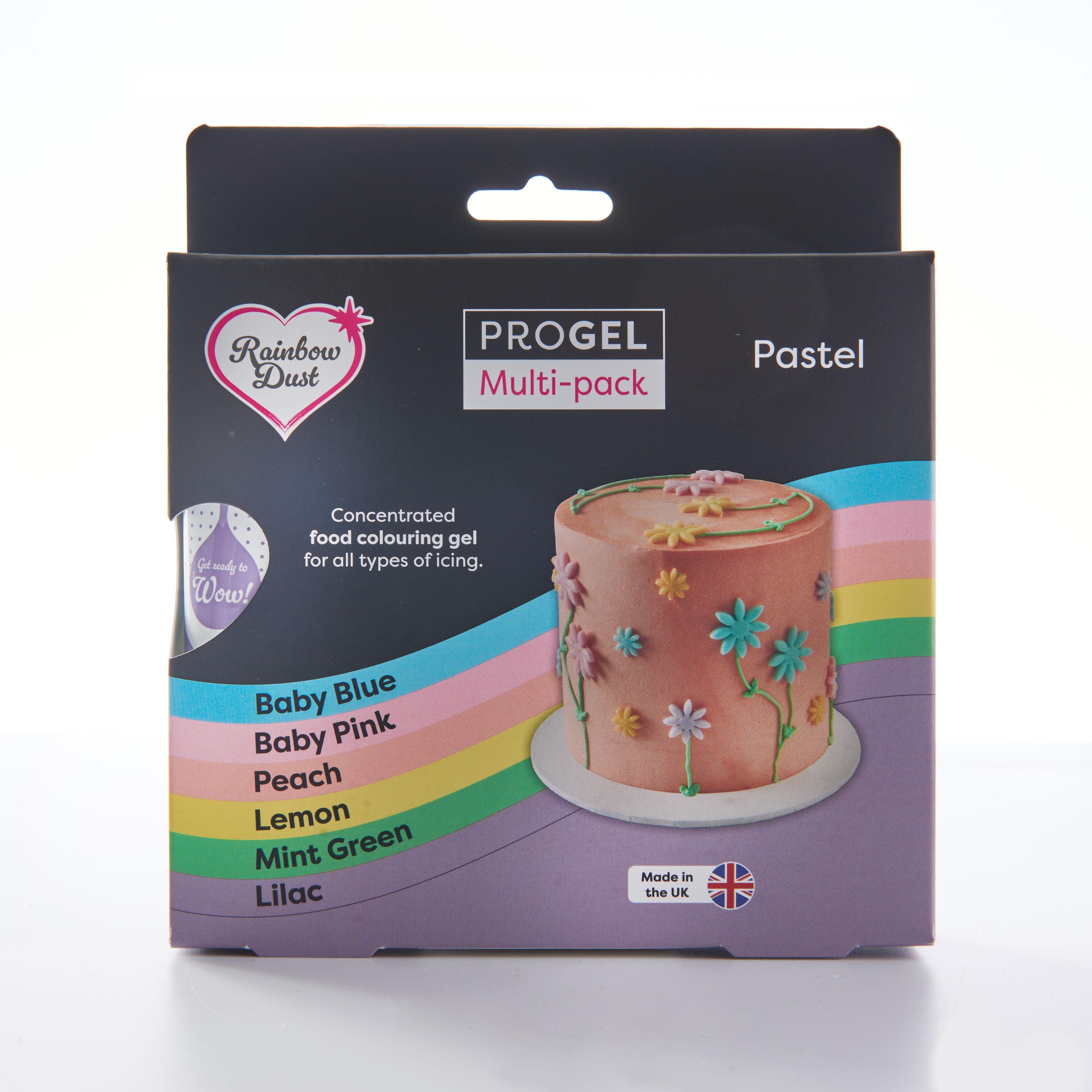 Lebensmittelfarben Pastell-Set ProGel - Sugar Sweet Kitchen