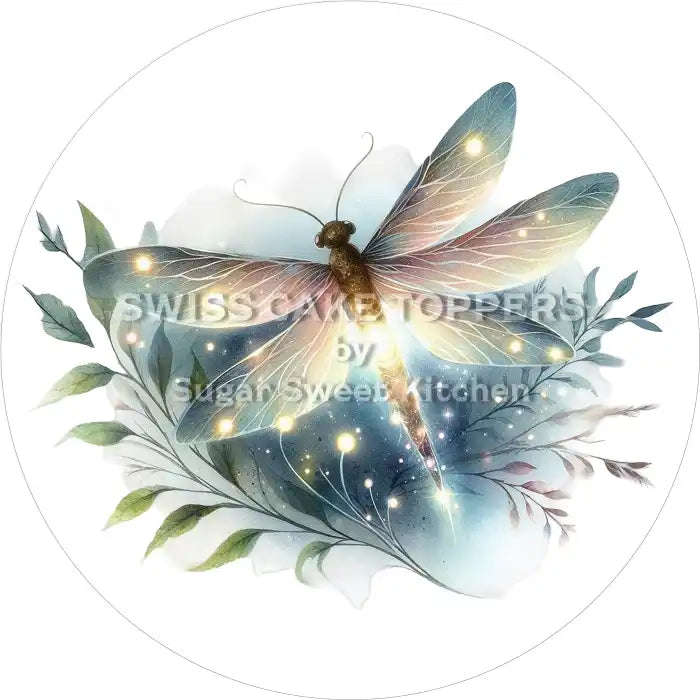 Libellen Tortenaufleger10 – essbar & personalisierbar - Fondant- Torten- Cupcakeaufleger Sugar Sweet Kitchen