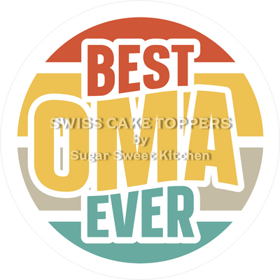 Liebevoller Tortenaufleger für die Familie12 - personalisierbar