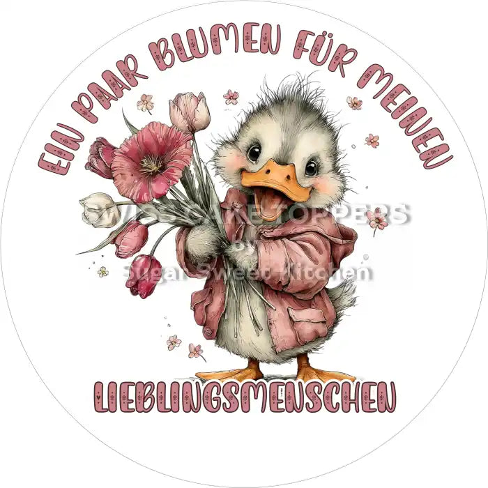 Tortenaufleger Freunde 13 - essbar & personalisierbar - Fondant- Torten- Cupcakeaufleger Sugar Sweet Kitchen