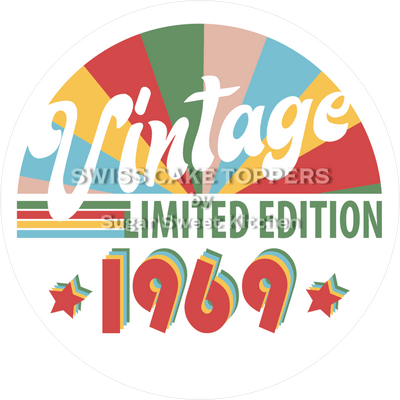 Limited Edition Tortenaufleger - personalisiert