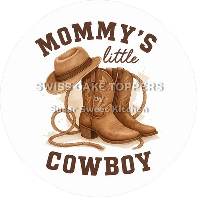 Little Cowboy-Tortenaufleger4 - personalisierbar