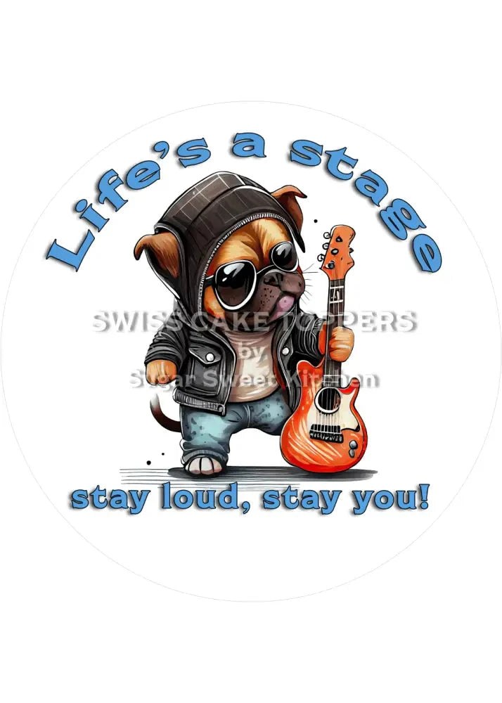 Lustiger Tortenaufleger für süsse Botschaften - personalisierbar - Fondant- Torten- & Cupcakeaufleger Sugar Sweet