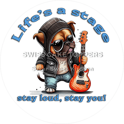 Lustiger Tortenaufleger für süsse Botschaften  - personalisierbar