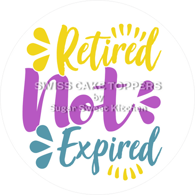 Lustiger Tortenaufleger zur Pensionierung10 -  personalisierbar