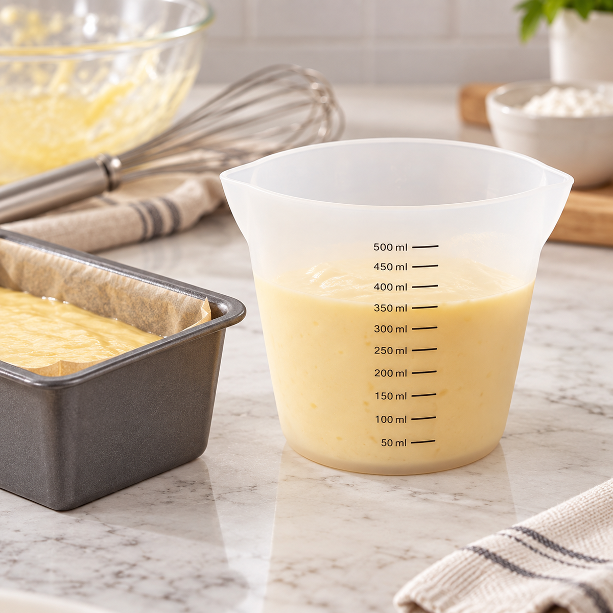 Messbecher Silikon 500ml / 1 Stk. - Sugar Sweet Kitchen