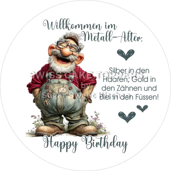 Tortenaufleger Geburtstag lustig 15 – essbar & personalisierbar - Fondant- Torten- Cupcakeaufleger Sugar Sweet Kitchen