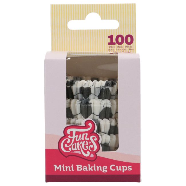 Mini Muffinförmchen Fussball FC / 100Stk. - Muffinbackform Sugar Sweet Kitchen
