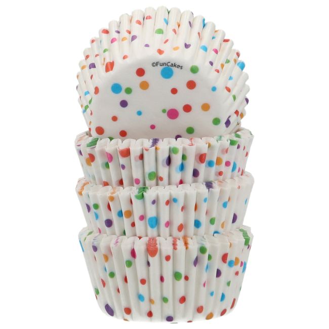Mini Muffinförmchen Konfetti FC / 100Stk. - Muffinbackform Sugar Sweet Kitchen
