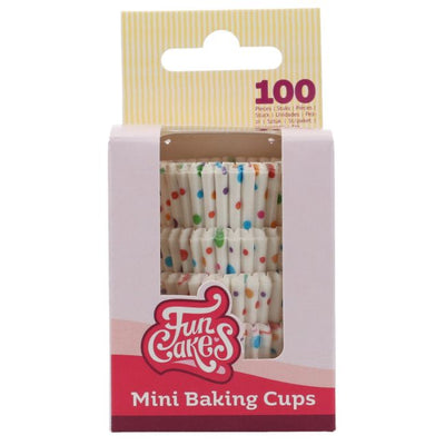 Mini Muffinförmchen Konfetti FC / 100Stk.