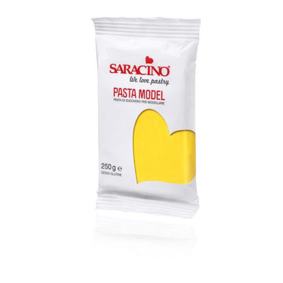 Fondant de modelage Saracino Jaune / 250g