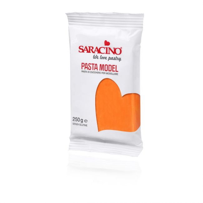 Modellierfondant Orange Saracino / 250g - Fondant Sugar Sweet Kitchen