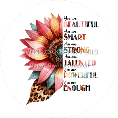 Motivierender Tortenaufleger für süsse Botschaften2  - personalisierbar