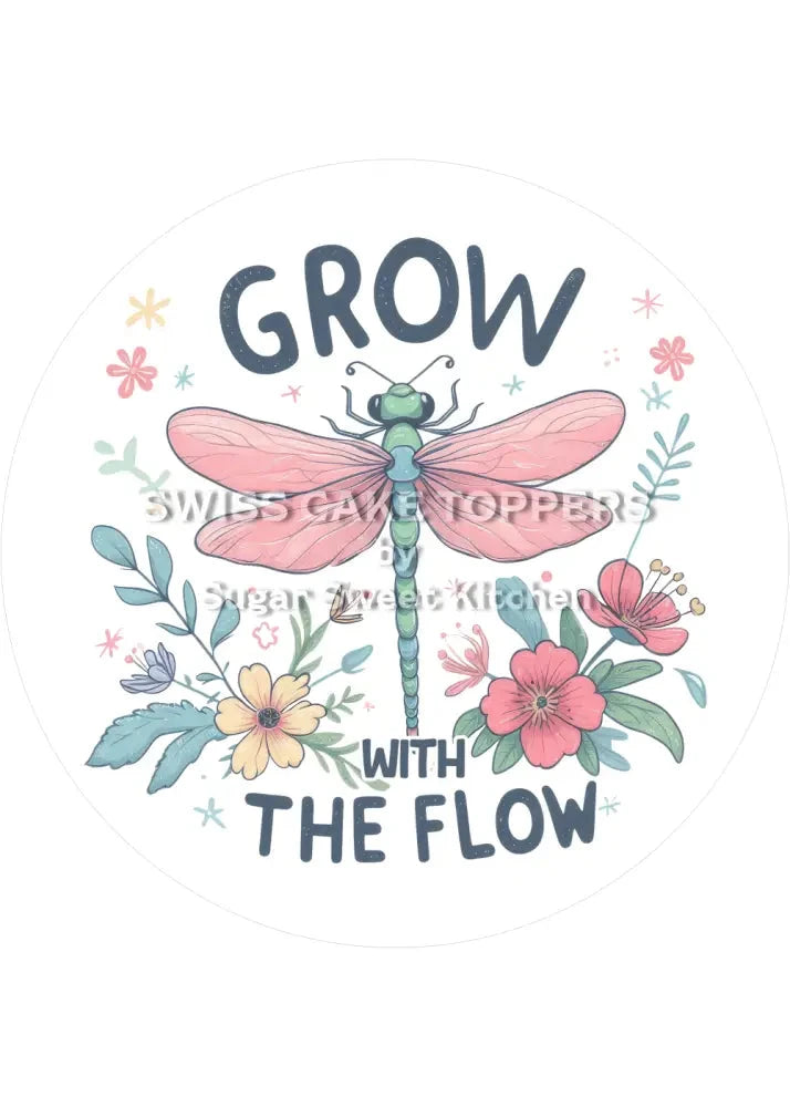 Motivierender Tortenaufleger mit Zitaten4 - personalisierbar - Fondant- Torten- & Cupcakeaufleger Sugar Sweet Kitchen