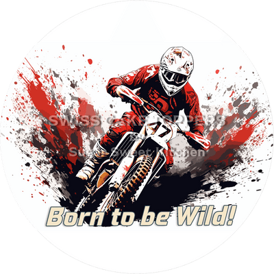 Motorrad-Führerschein-Tortenaufleger1 - personalisierbar