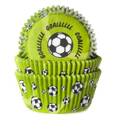 Muffinförmchen ’Fussball’ HOM / 50Stk - Muffinbackform Sugar Sweet Kitchen